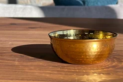 Dal Serving Bowl, Set of 4 in Hammered Stainless Steel