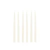 Danish Taper Candles in Soft White, Set of 6