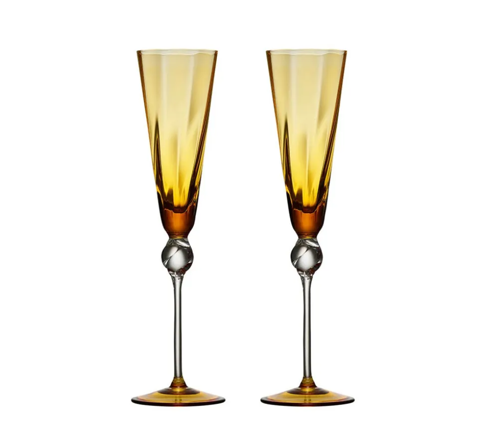 Daphne Flute in Amber