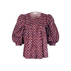 Daphne Top in Autumn Fleur Fig