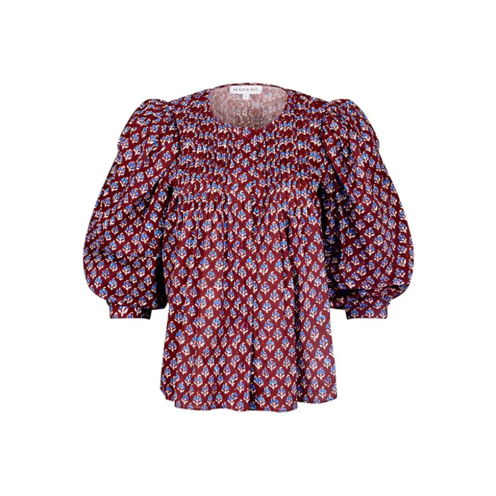 Daphne Top in Autumn Fleur Fig