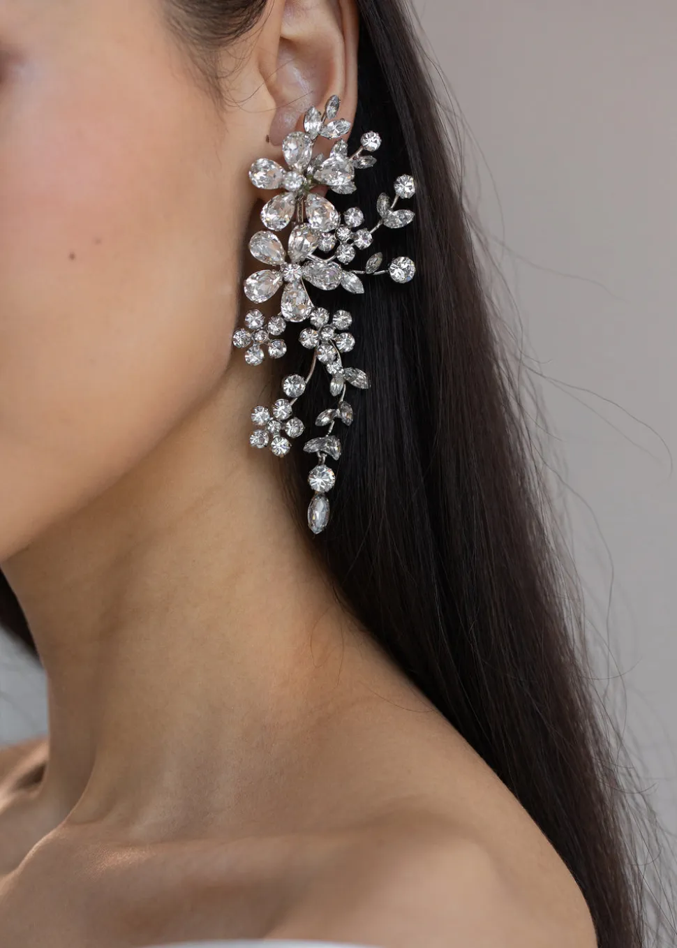 Darianna Earrings in Crystal