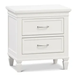 Darlington Assembled Nightstand in Warm White