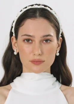 Darya Headband in Dove