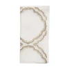 Daydream Napkin in White, Gold & Silver, Set of 4