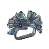 Dazzle Napkin Ring in Midnight, Set of 4