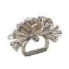 Dazzle Napkin Ring in Smoke, Set of 4