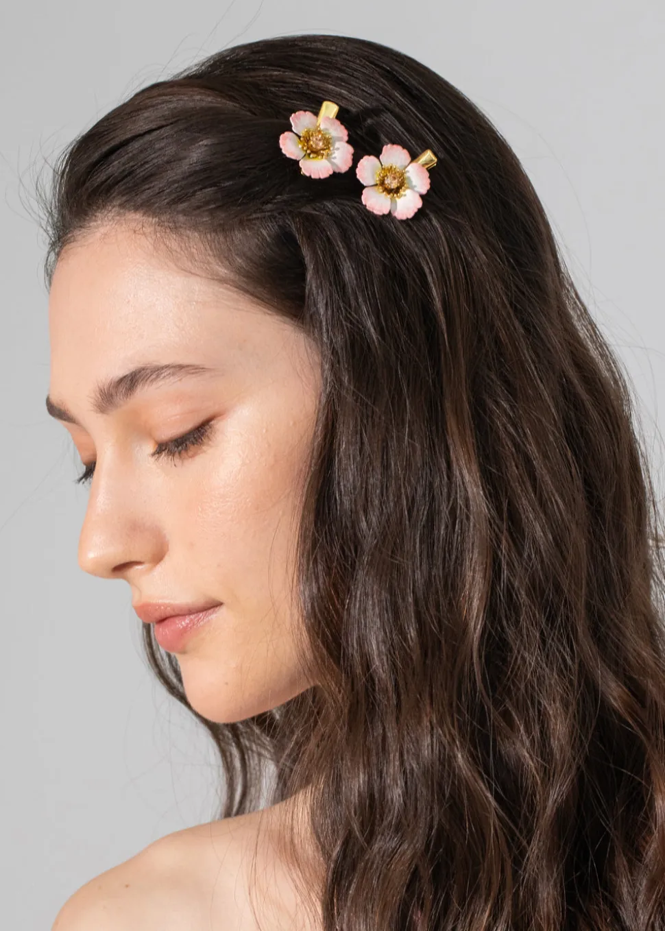 Debbie Hair Clips in Blush