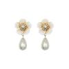 Deborah Earrings in Champagne