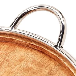 Decorative Round Serving Tray
