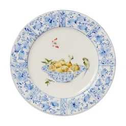 Delft Plates in Lemons, Set of 4