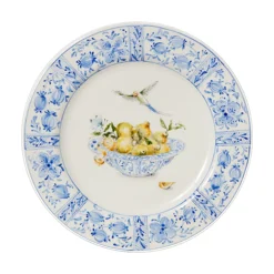 Delft Plates in Lemons, Set of 4