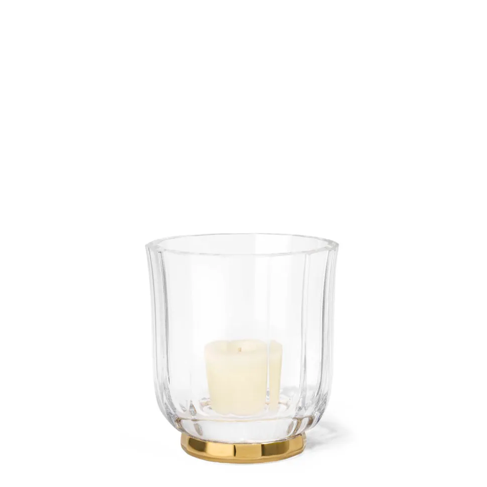Delmara Crystal Votive Holder, Hurricane