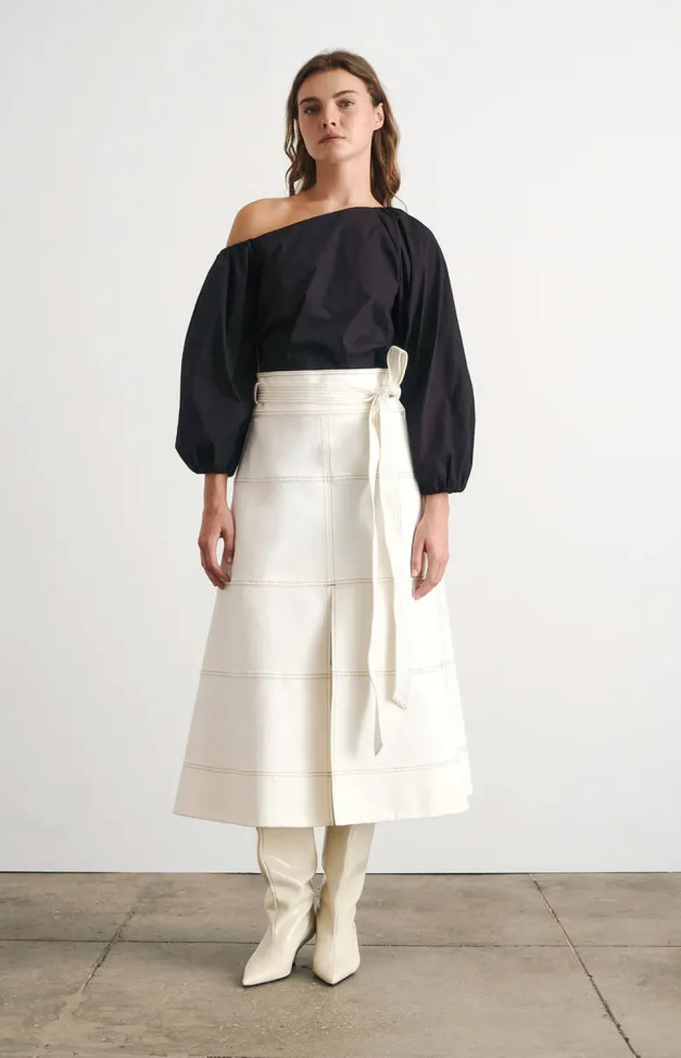 Denim Hudson Skirt in Chalk
