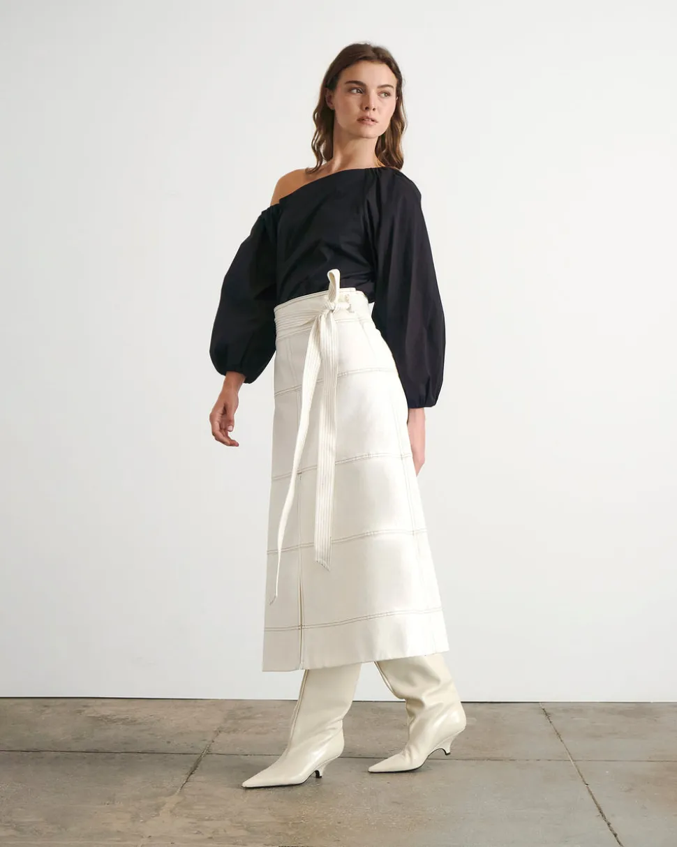 Denim Hudson Skirt in Chalk