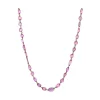 Desert Blooms Mariposa Pink Sapphire Long Necklace