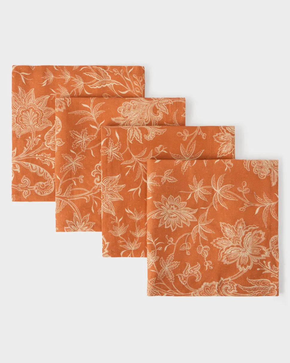 DESTREE x Cabana Napkins Orange, Set of 4