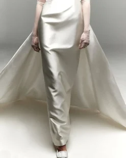 Detachable Silk Train | STYLE 112