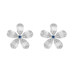 Diamond Daydream Petal Studs
