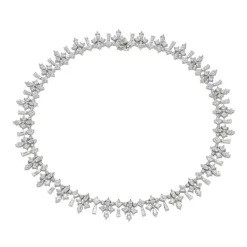 Diamond Fleur-De-Lys Necklace