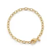 Diamond Lobster Clasp Handmade Link Charm Bracelet