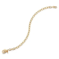 Diamond Lobster Clasp Handmade Link Charm Bracelet