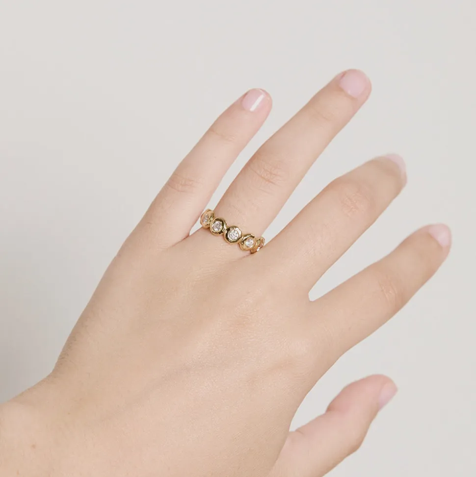 Diamond Medium Nesting Gem Eternity Ring