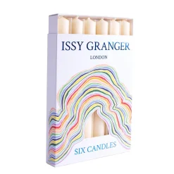 Dinner Candles in Foxglove Ivory