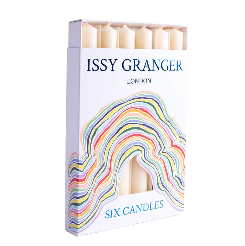 Dinner Candles in Foxglove Ivory