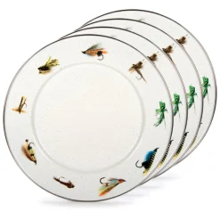 Dinner Plates in Flying Fish, Set of 4