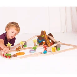 Dinosaur Railway Set
