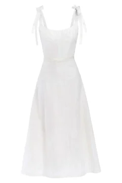 Dion Off-White Corset Dress