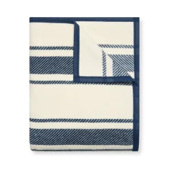Dockside Stripe Navy Blanket