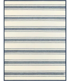 Dockside Stripe Navy Blanket