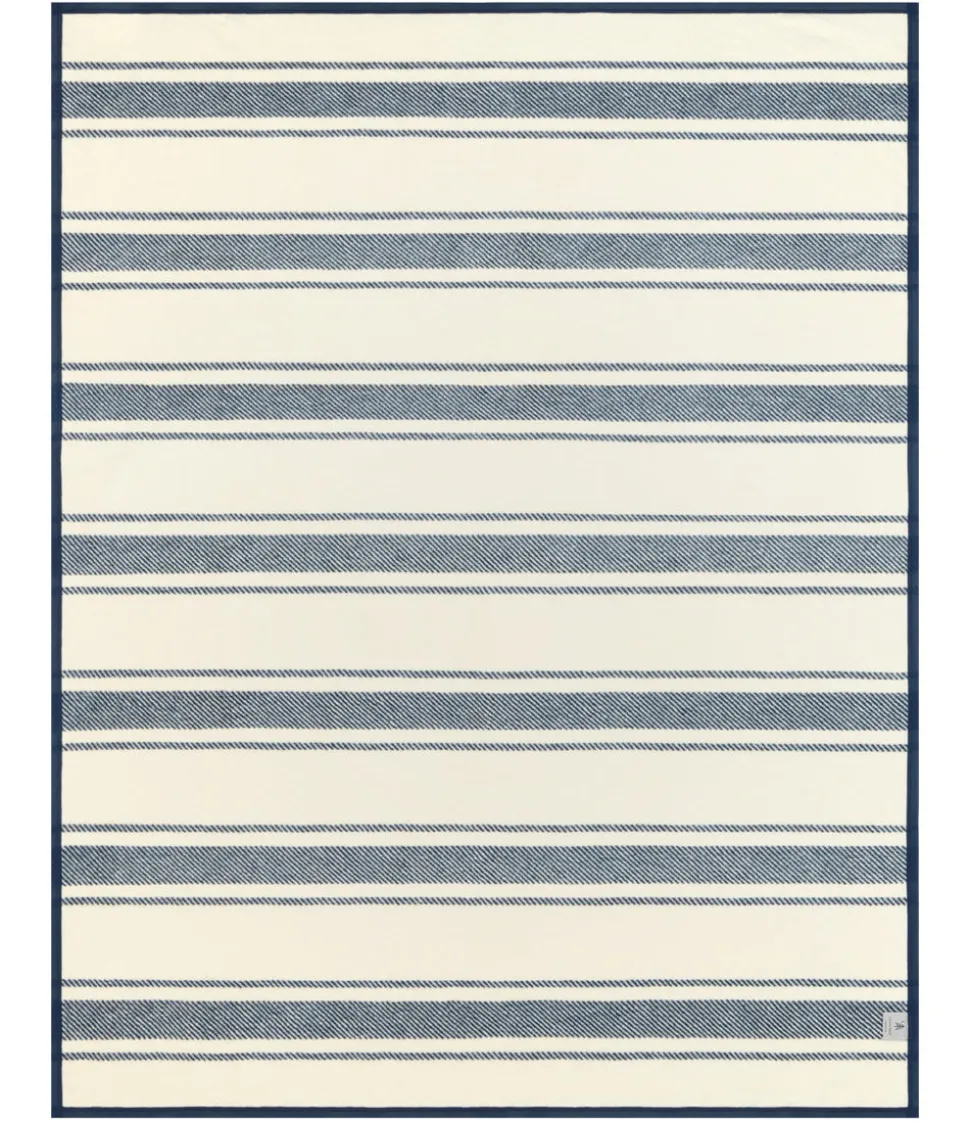 Dockside Stripe Navy Blanket
