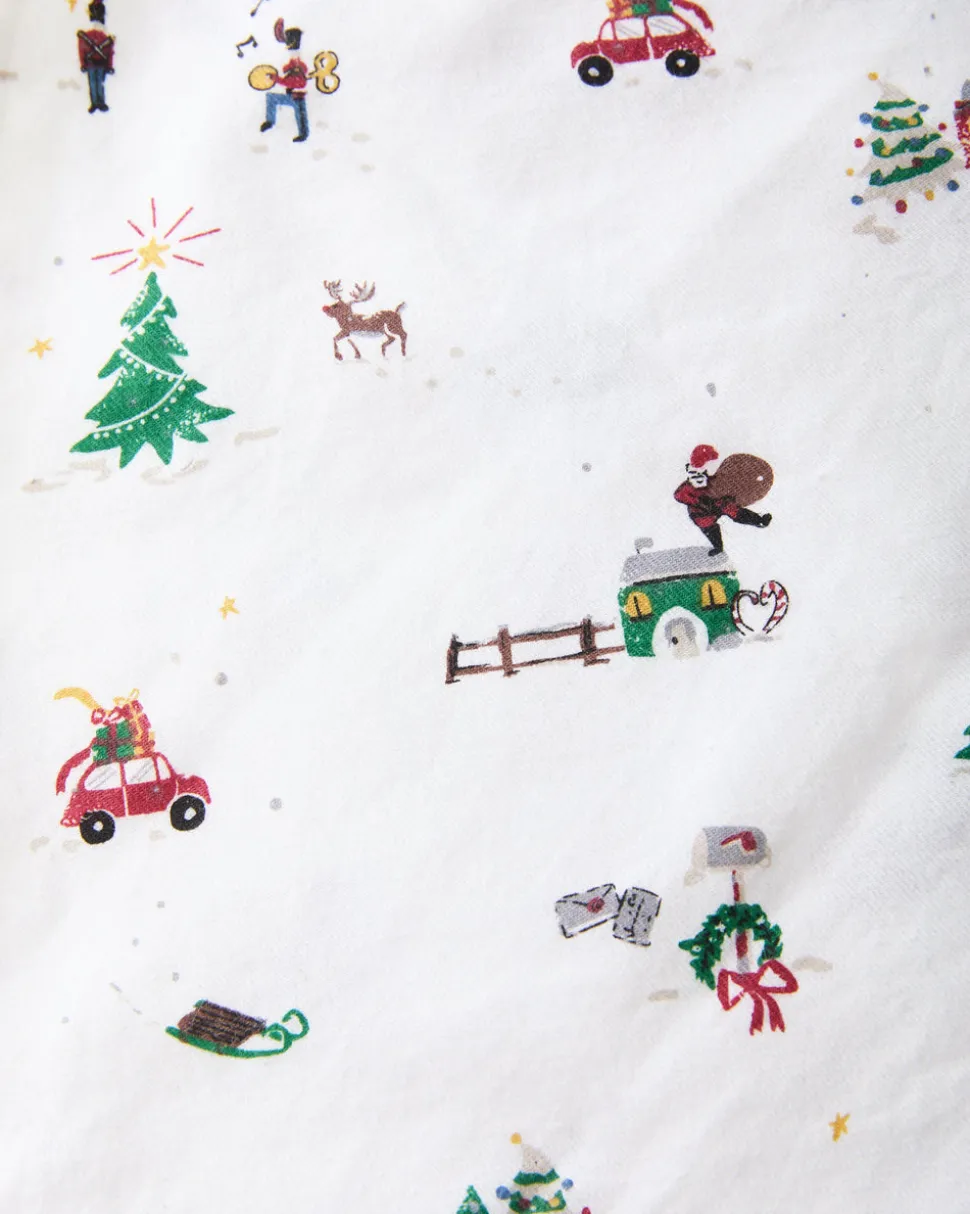 Dog Twill Bandana in Holiday Town