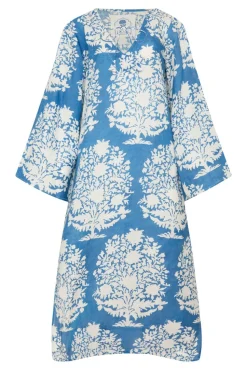 Doha Caftan in Blue Bouquet