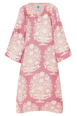 Doha Caftan in Pink Bouquet