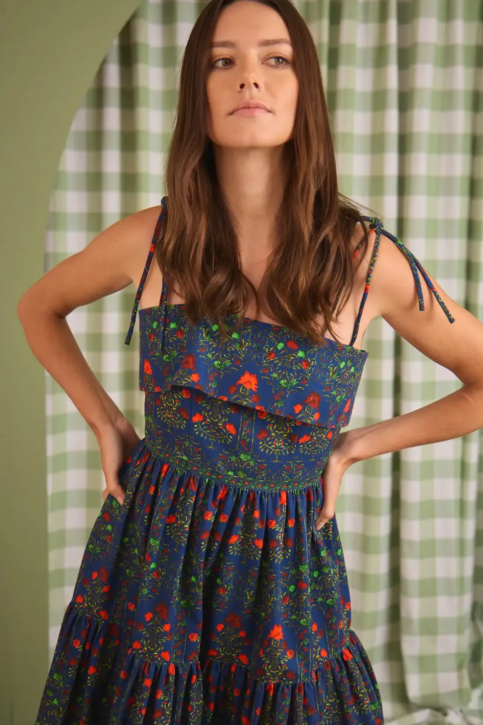 Dolly Dress in Midnight Garden