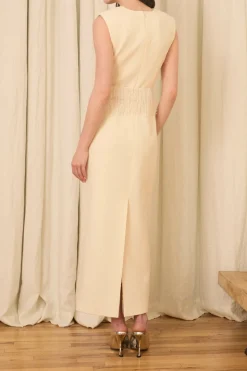 Dolores Midi Dress in Bouclé