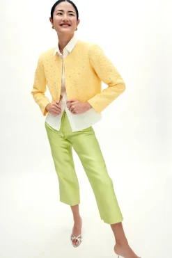 Dolores Pant in Palm Green
