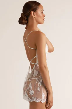 Dominique Mini Slip in Ivory