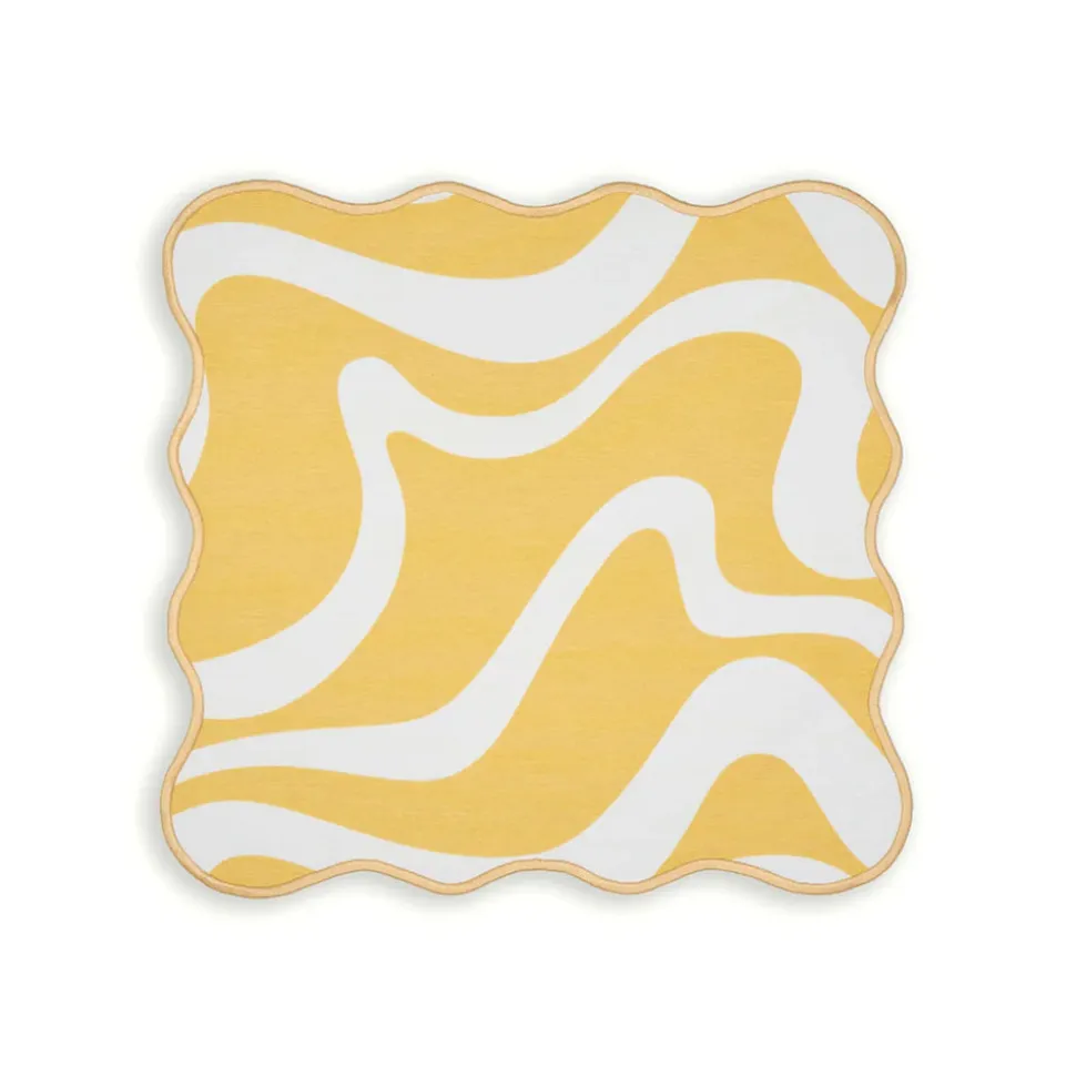 Doris Napkins Yellow, Set Of 4
