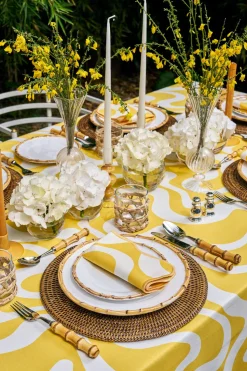 Doris Napkins Yellow, Set Of 4