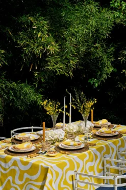 Doris Napkins Yellow, Set Of 4
