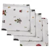 Dotted Floral Napkins, Set of 4