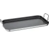 Double Burner Griddle in Stainless Steel