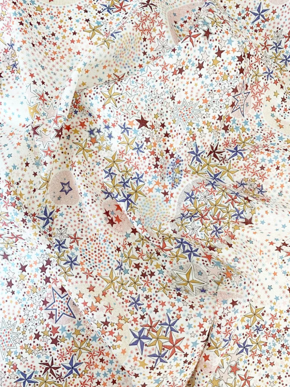 Double Ruffle Edge Tablecloth Made With Liberty Fabric in Adelajda & Capel & Mitsi Valeria