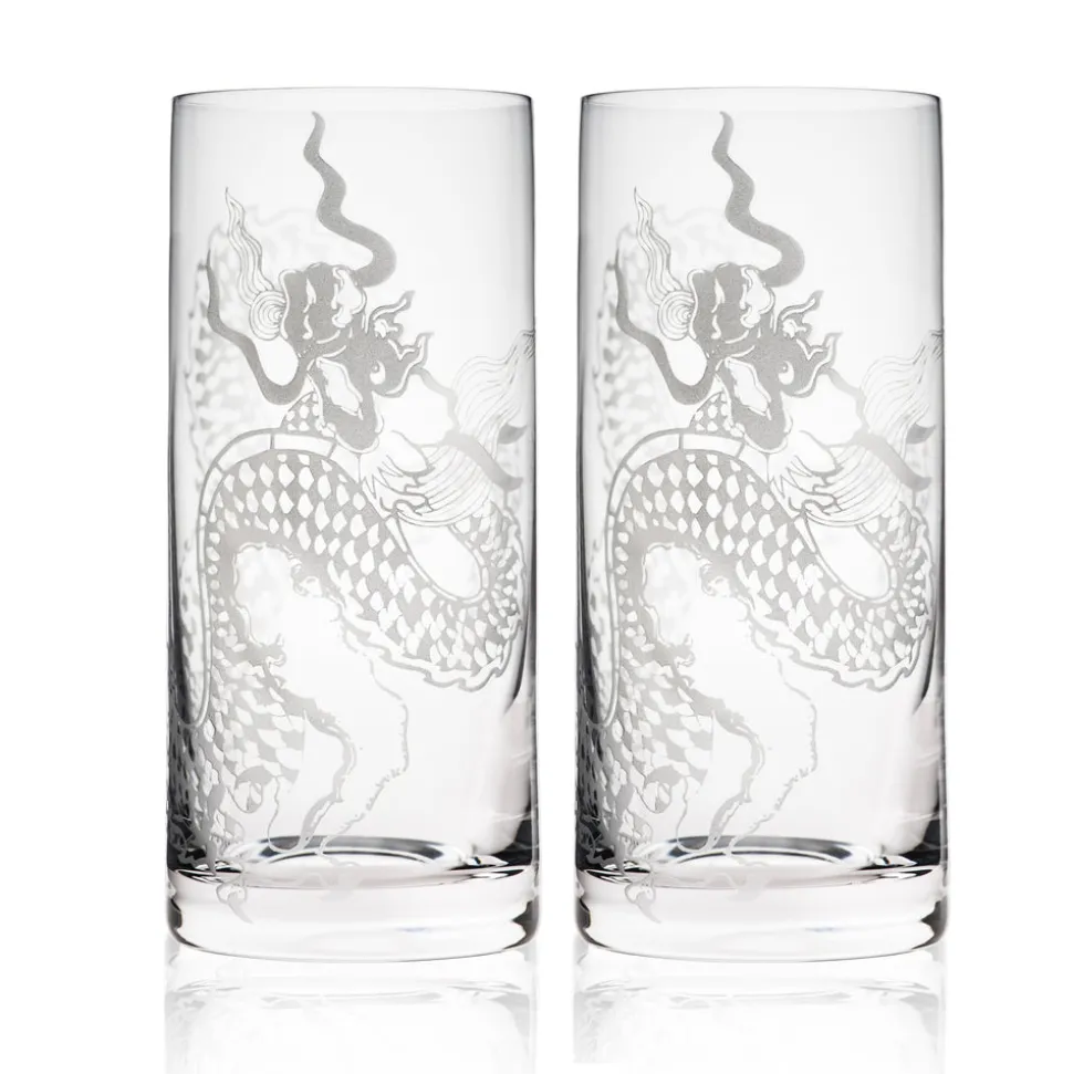 Dragon Tall Drink Glasses