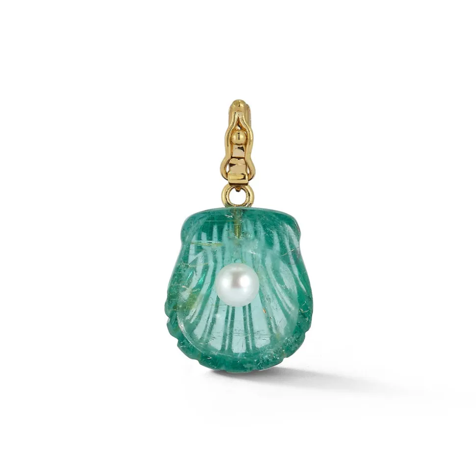 Dream Shell Pendant in Tourmaline